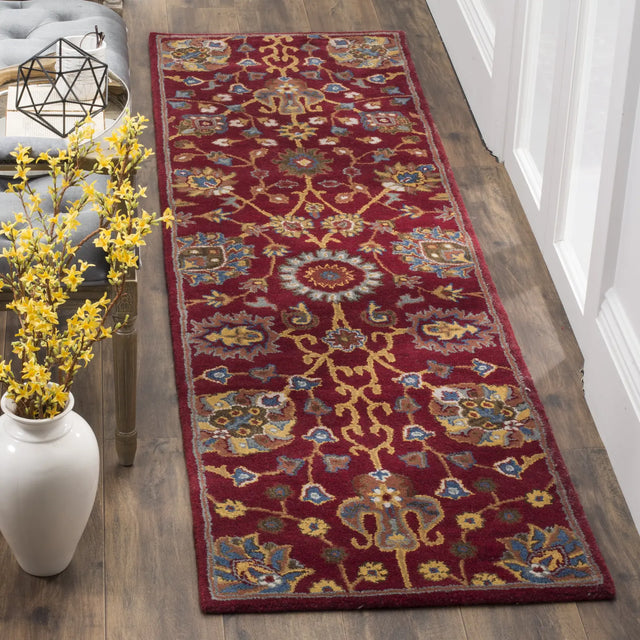 Safavieh Heritage 2'-3" x 10'-0" Rug in Red