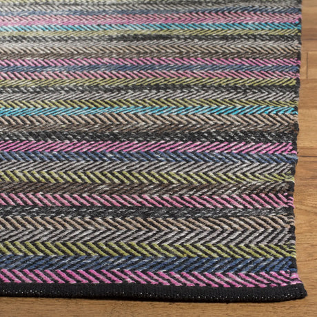 Safavieh Striped Kilim 5'-0" x 8'-0" Rug in Grey / Multi
