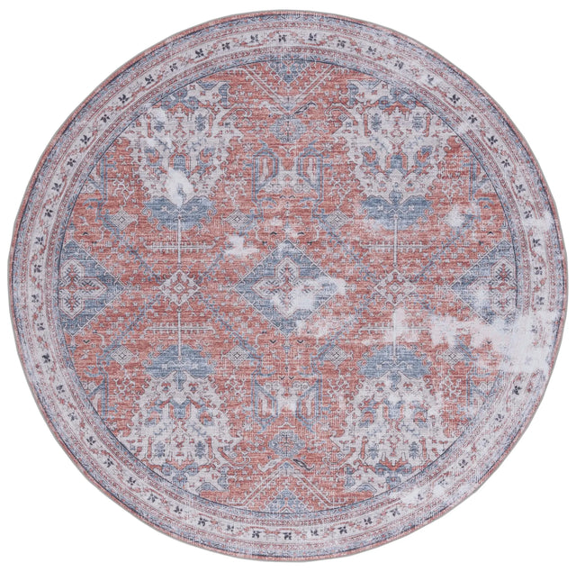 Safavieh Tucson 6'-0" x 6'-0" Rug in Rust / Beige