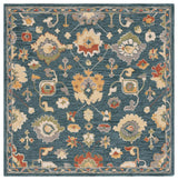 Safavieh Metro 6'-0" x 6'-0" Rug in Dark Grey / Red