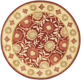 Safavieh Heritage 6'-0" x 6'-0" Rug in Red / Beige