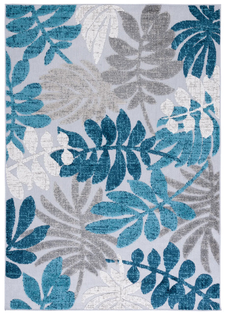 Safavieh Cabana 4'-0" x 6'-0" Rug in Grey / Blue