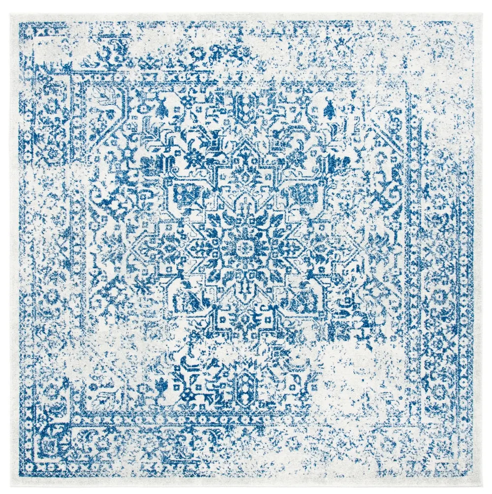 Safavieh Evoke 6'-7" x 6'-7" Rug in Ivory / Navy
