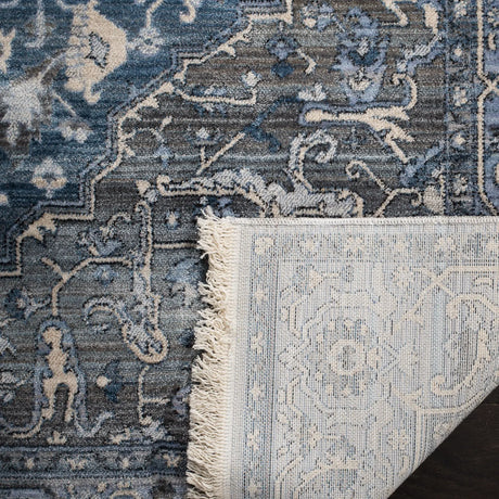 Safavieh Vintage Persian 4'-0" x 6'-0" Rug in Charcoal / Blue
