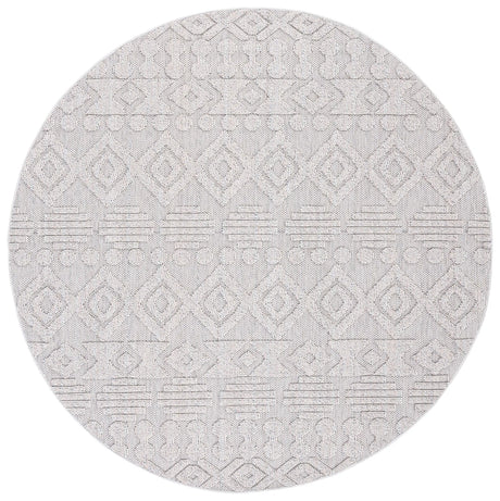 Safavieh Global 6'-7" x 6'-7" Rug in Grey / Ivory