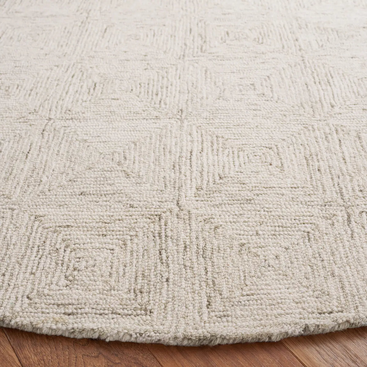 Safavieh Abstract 6'-0" x 6'-0" Rug in Grey / Ivory