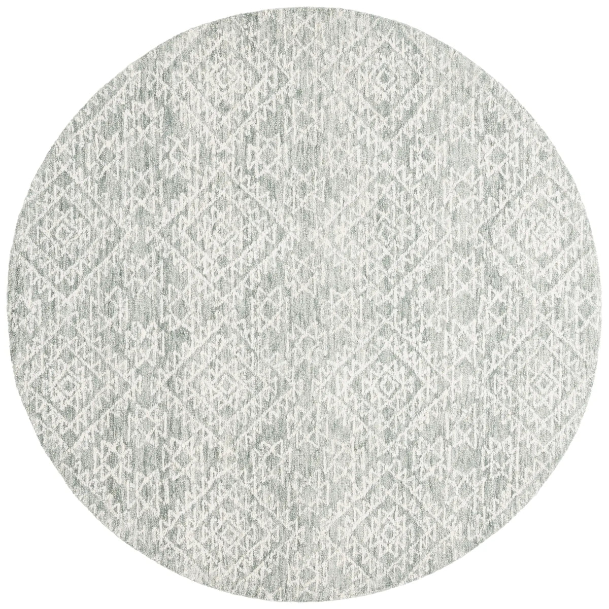 Safavieh Ebony 6'-0" x 6'-0" Rug in Ivory / Grey