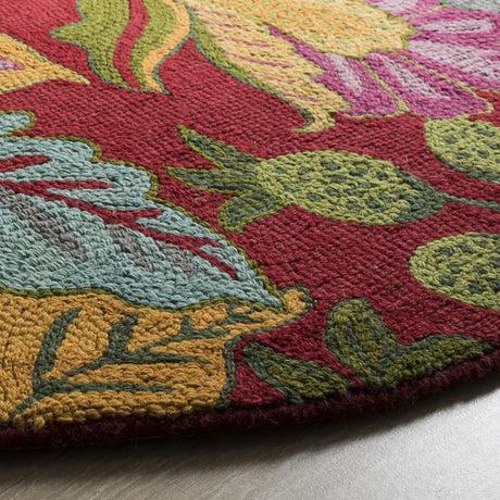 Safavieh Jardin 6'-0" x 6'-0" Rug in Red / Multi