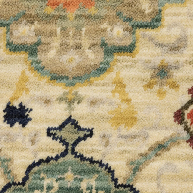 Oriental Weavers Lilihan 4601W Beige/ Multi Rug - room scene 2
