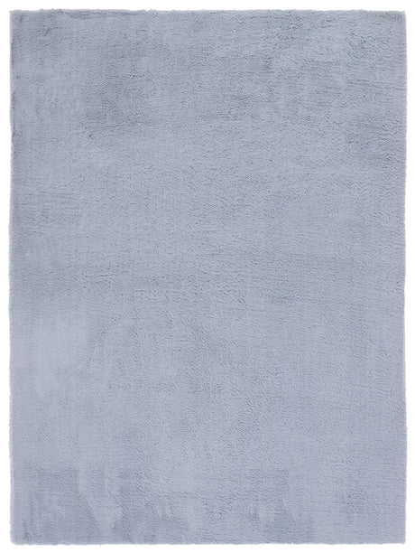 Safavieh Faux Rabbit Fur 5'-0" x 7'-0" Rug in Light Grey