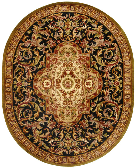 Safavieh Classic 7'-6" x 9'-6" Rug in Black / Beige