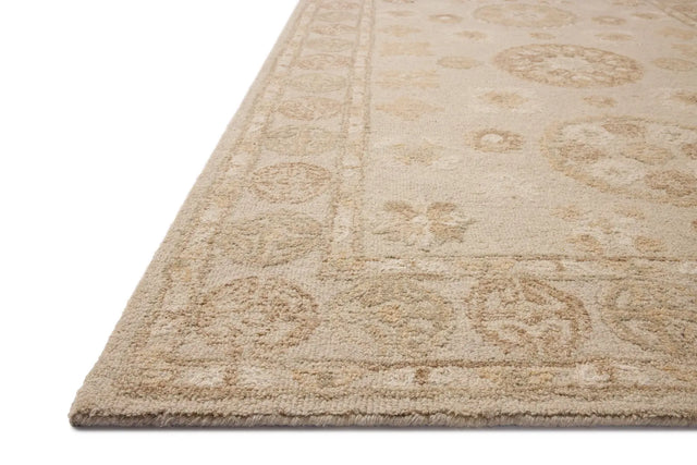 Chris Loves Julia x Loloi Dorothea DRT-03 Dove / Natural Rug - room scene 3