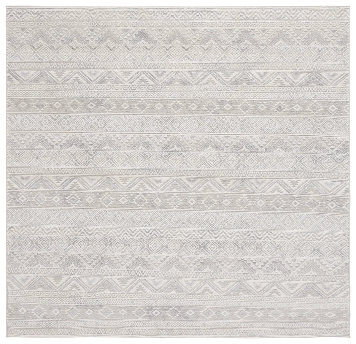 Safavieh Hanna 6'-7" x 6'-7" Rug in Ivory / Light Grey