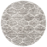 Safavieh Hudson Shag 7'-0" x 7'-0" Rug in Grey / Ivory