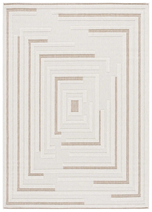 Safavieh Global 4'-0" x 6'-0" Rug in Light Beige / Beige