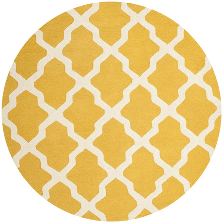 Safavieh Cambridge 6'-0" x 6'-0" Rug in Gold / Ivory