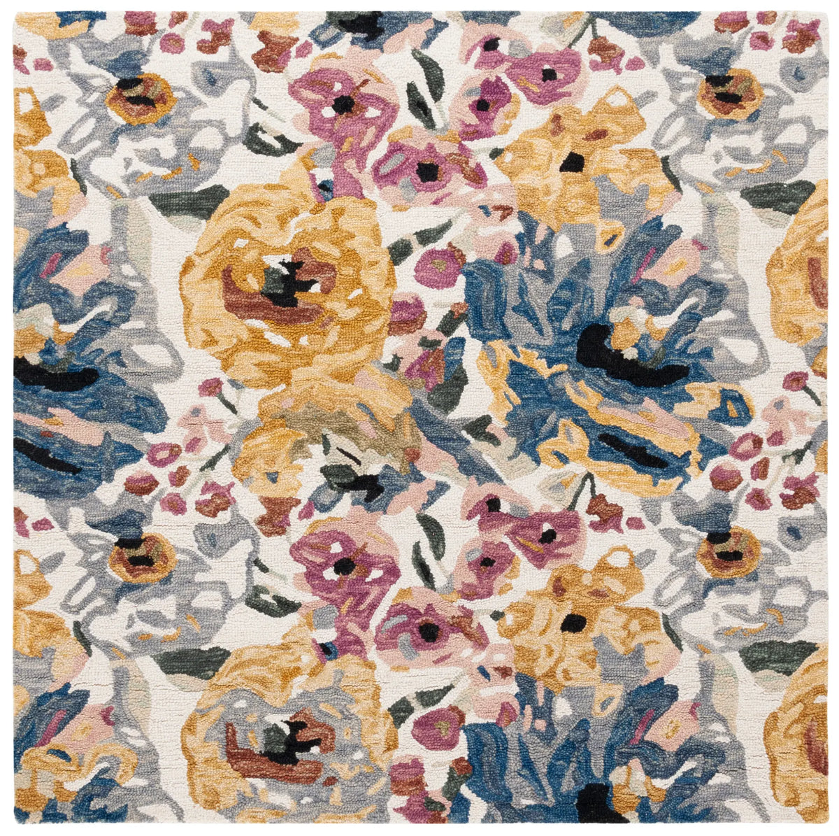Safavieh Jardin 6'-0" x 6'-0" Rug in Ivory / Pink