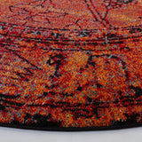 Safavieh Vintage Hamadan 5'-3" x 5'-3" Rug in Orange