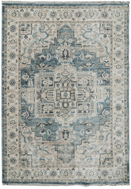 Dynamic Rugs Juno 6882 Light Blue / Cream Rugs - Rectangular