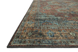 Loloi Skye Sky-07 Terracotta/Sky Rugs - rug corner