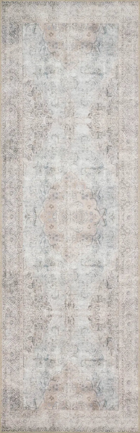 Loloi Loren Lq-04 Silver / Slate Rugs - runner flat