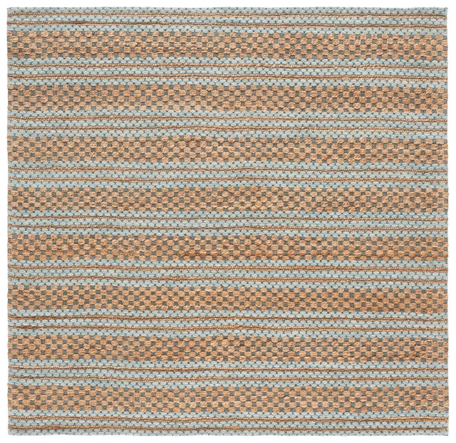 Safavieh Martha Stewart 6'-0" x 6'-0" Rug in Natural / Light Blue