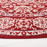 Safavieh Brentwood 6'-7" x 6'-7" Rug in Red / Ivory