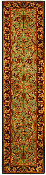 Safavieh Heritage 2'-3" x 10'-0" Rug in Light Blue / Red