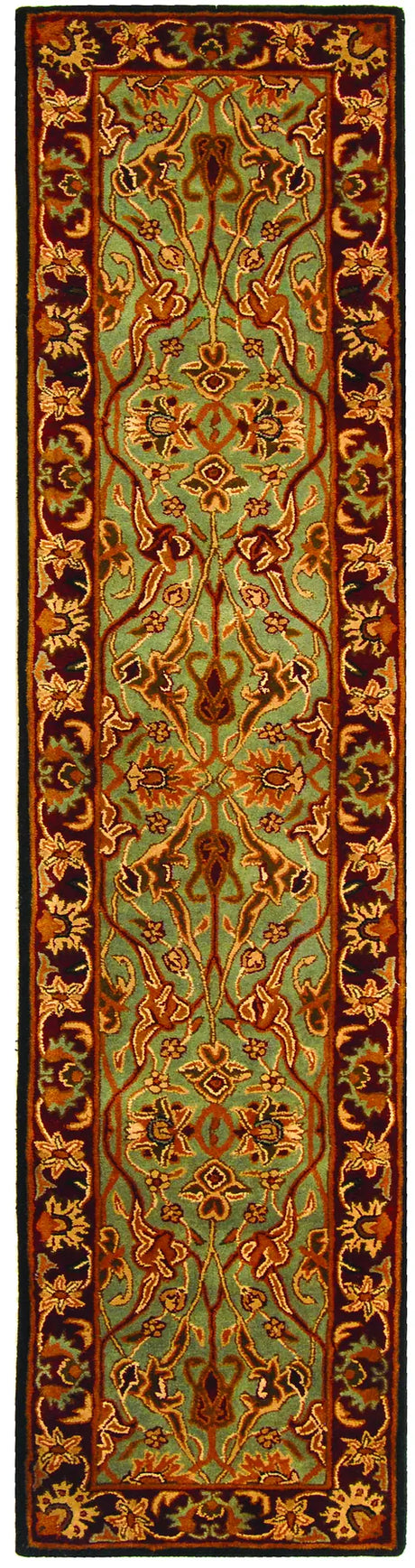 Safavieh Heritage 2'-3" x 10'-0" Rug in Light Blue / Red