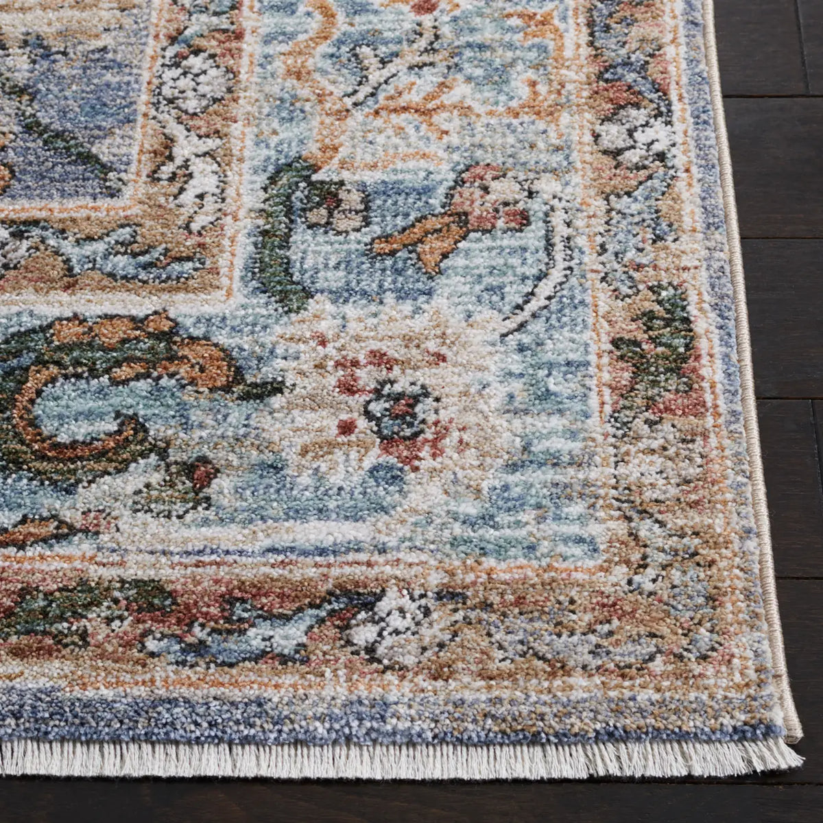 Safavieh Jasmine 4'-5" x 6'-5" Rug in Blue / Gold