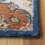 Safavieh Heritage 4'-0" x 6'-0" Rug in Blue / Rust