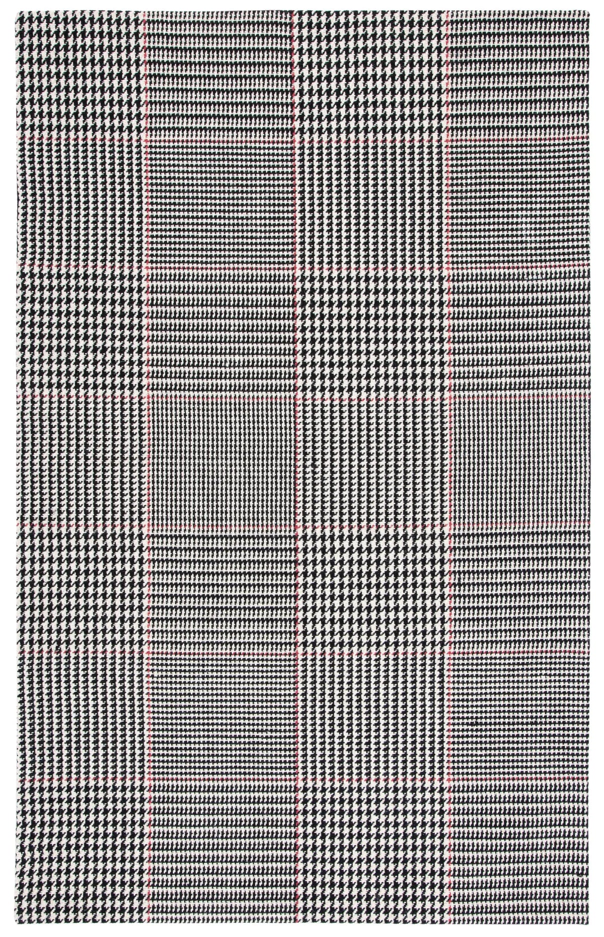 Safavieh Marbella 4'-0" x 6'-0" Rug in Black / Ivory