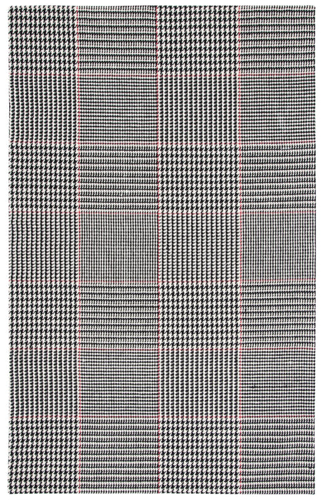 Safavieh Marbella 4'-0" x 6'-0" Rug in Black / Ivory