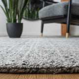 Safavieh Abstract 5'-0" x 8'-0" Rug in Grey / Black
