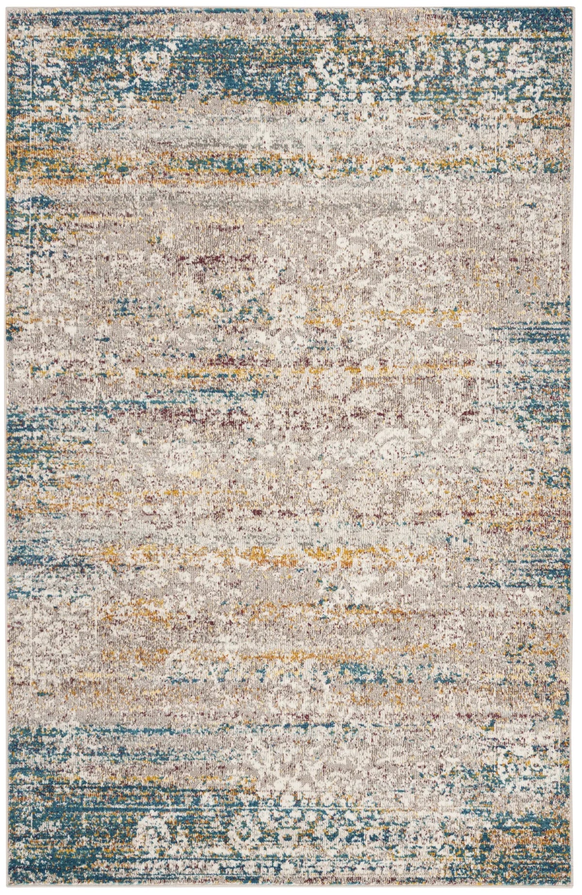 Safavieh Aria 4'-0" x 6'-0" Rug in Cream / Blue
