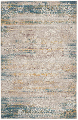 Safavieh Aria 4'-0" x 6'-0" Rug in Cream / Blue