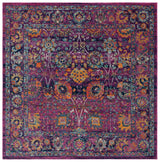 Safavieh Granada 6'-7" x 6'-7" Rug in Fuchsia / Multi