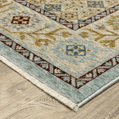 Oriental Weavers Sphinx Capella CAP02 Gold Rugs - corner detail