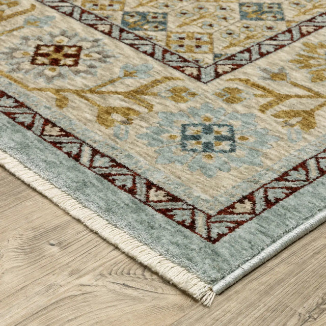 Oriental Weavers Sphinx Capella CAP02 Gold Rugs - corner detail