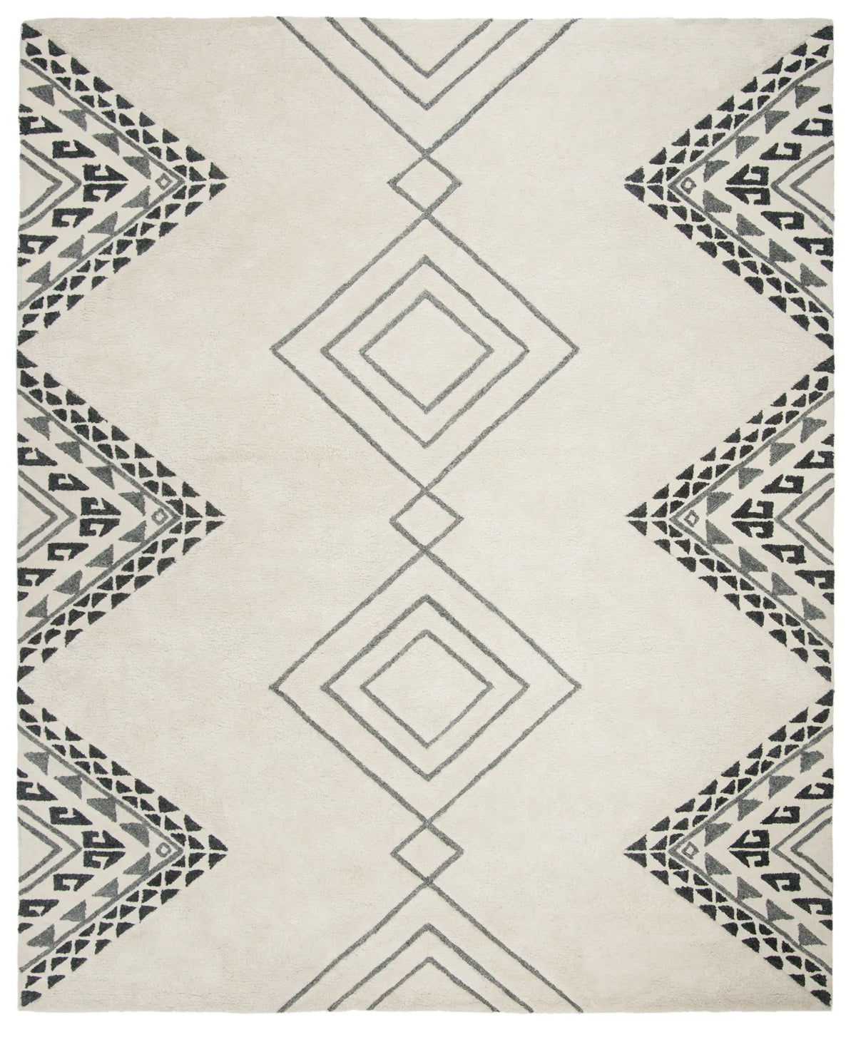 Safavieh Casablanca 10'-0" x 14'-0" Rug in Ivory / Grey
