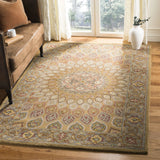 Safavieh Heritage 5'-0" x 8'-0" Rug in Light Brown / Grey