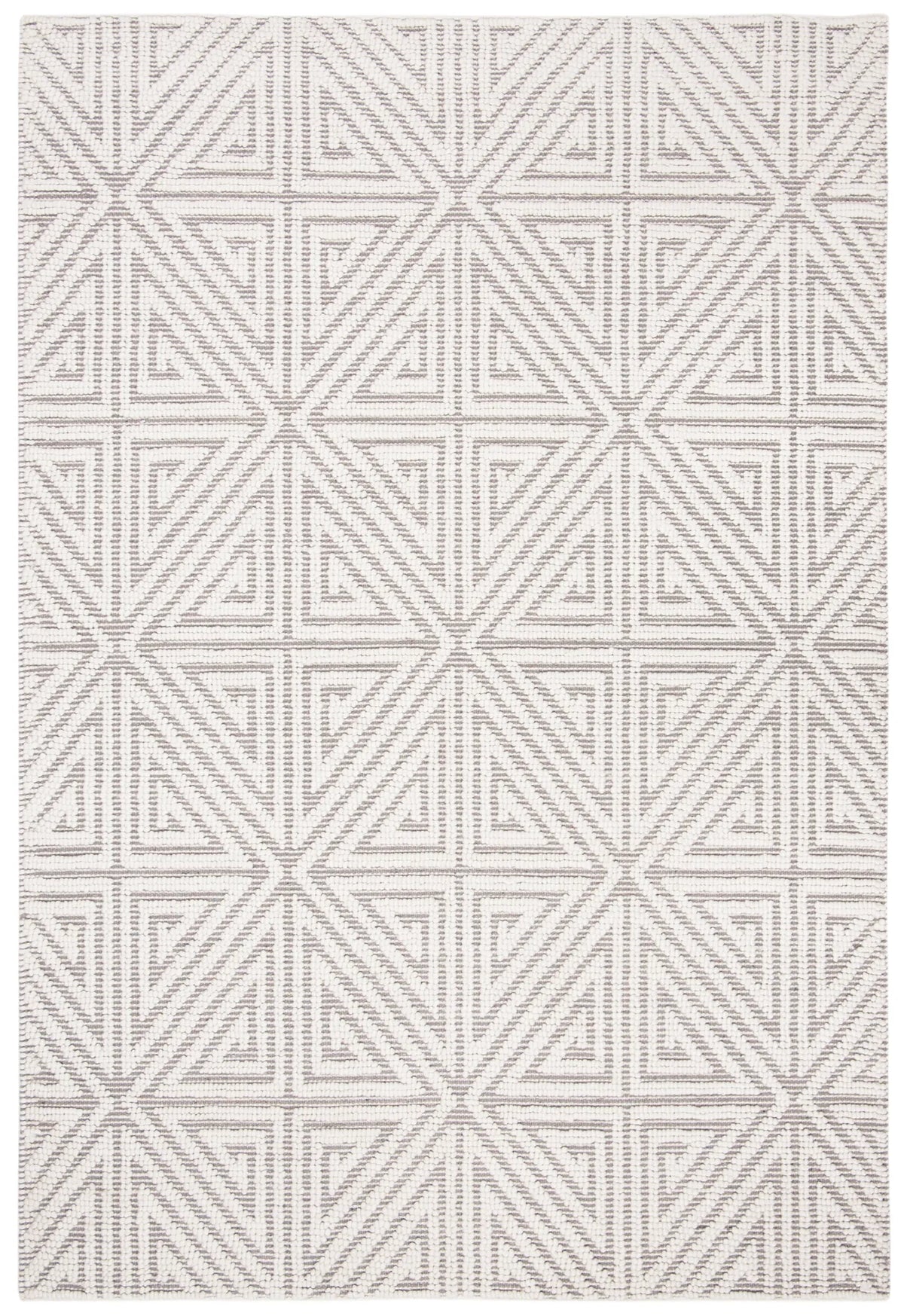 Safavieh Natural Fiber 4'-0" x 6'-0" Rug in Grey / Ivory