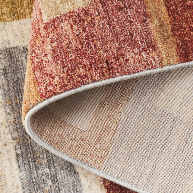 Safavieh Forum 500 5'-0" x 7'-0" Rug in Rust / Blue Grey