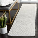 Safavieh Whisper 2'-2" x 8'-0" Rug in Light Grey / Ivory