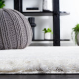 Safavieh Jasmine Shag 4'-0" x 6'-0" Rug in Ivory / Light Grey