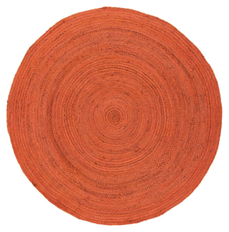 Safavieh Vintage Leather 5'-0" x 5'-0" Rug in Rust