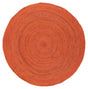 Safavieh Vintage Leather 5'-0" x 5'-0" Rug in Rust