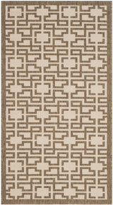 Safavieh Martha Stewart 2'-7" x 5'-0" Rug in Beige / Brown