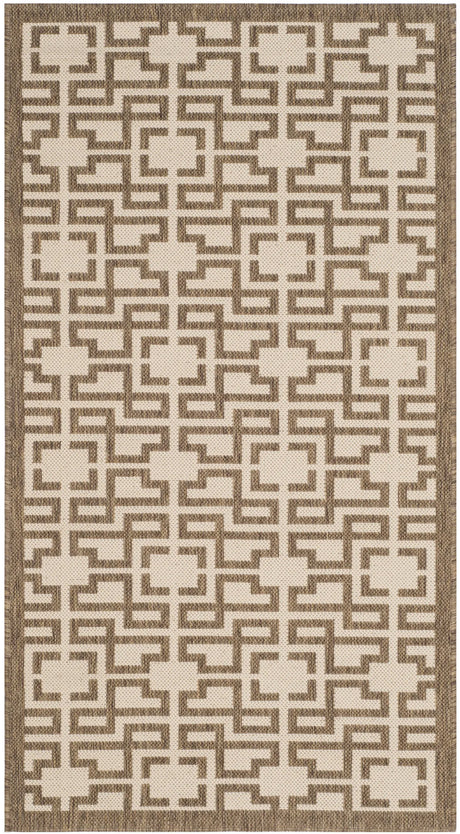 Safavieh Martha Stewart 2'-7" x 5'-0" Rug in Beige / Brown