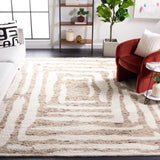 Safavieh Casablanca 8'-0" x 10'-0" Rug in Ivory / Light Brown